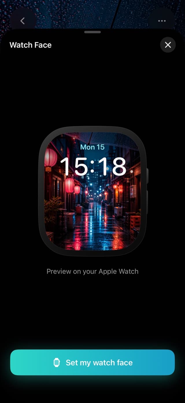 2Live Apple Watch face preview