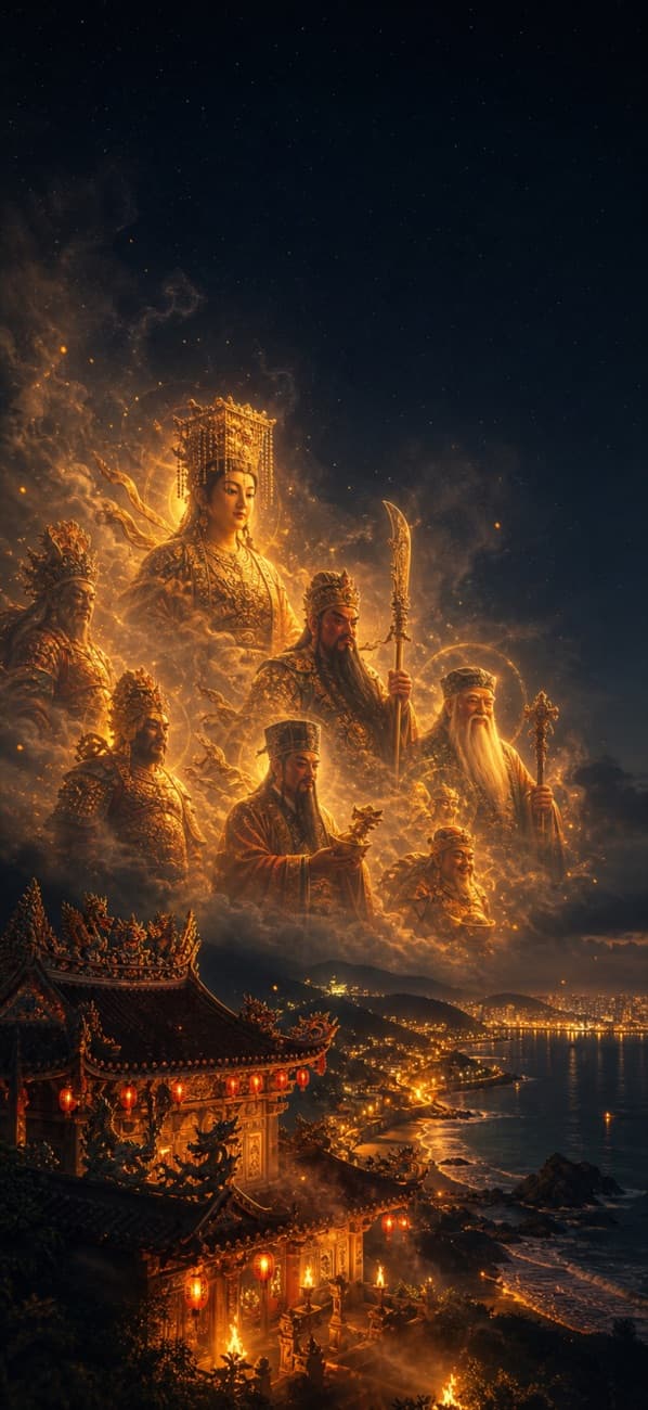 Taiwan deities watching over the coast