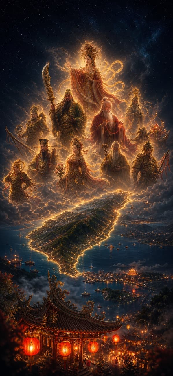 The gods protect Taiwan