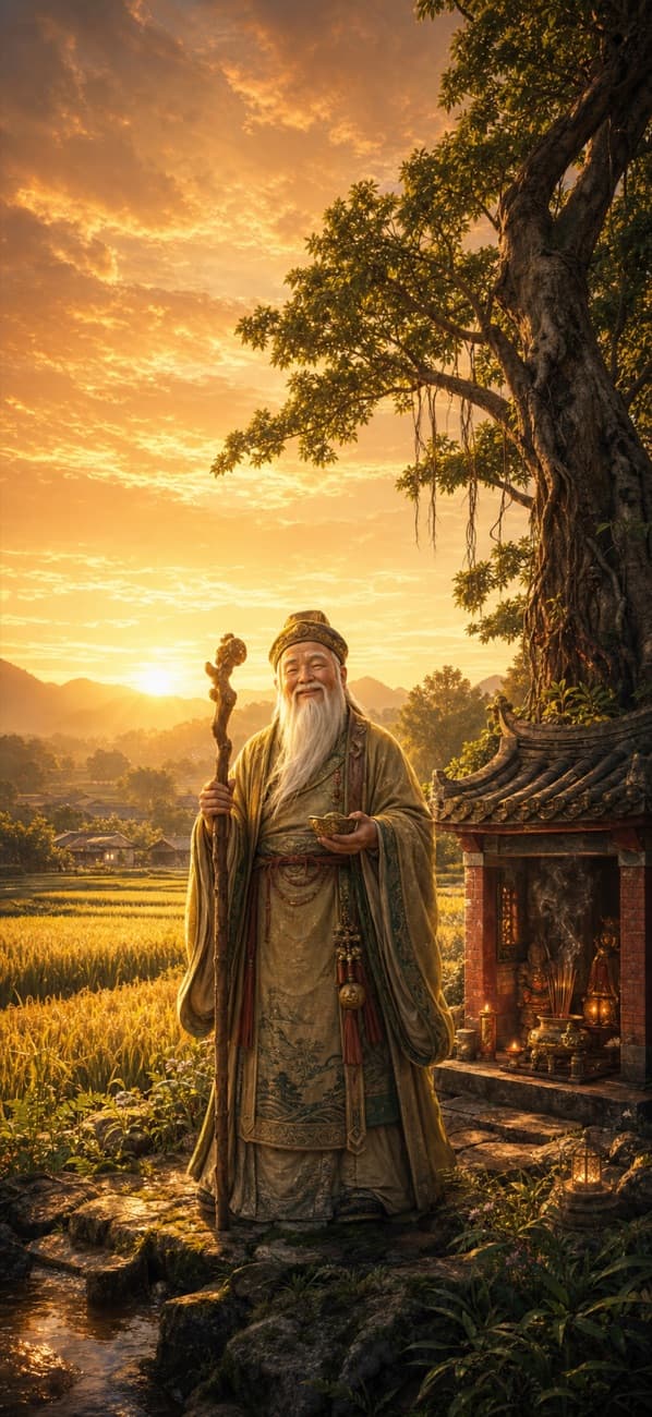 Tudigong, the earth god